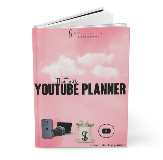 YOUTUBE 6month dateless content planner